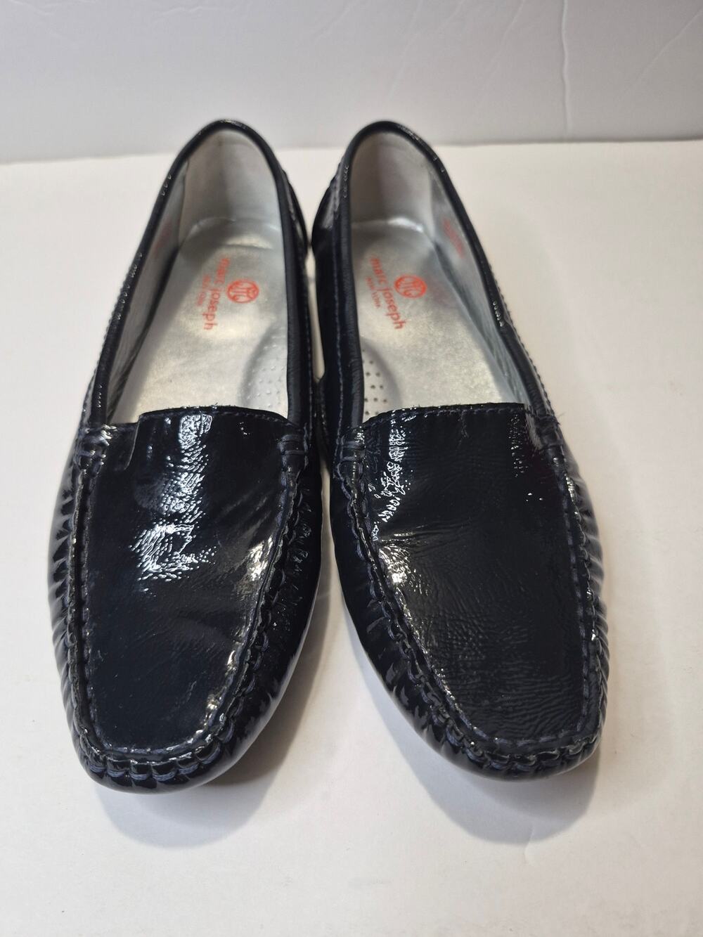 Marc Joseph, New York, Size 8, Manttasset Black Patent leather shoes Flats.